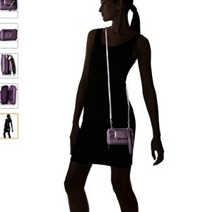 Buxton Rfid Blocking Crossbody Bag W/ Wrist strap